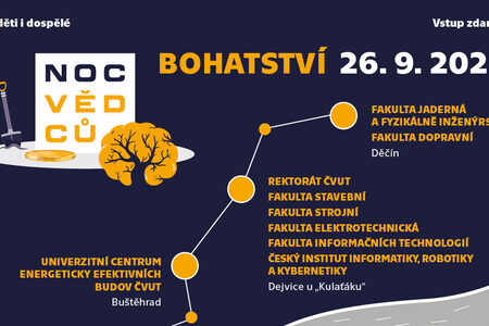 ČVUT zve na Noc vědců: Největším bohatstvím je váš mozek!