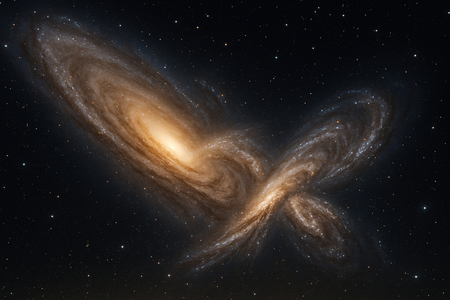 Srazí se Mléčná dráha s Andromedou? Do hry vstupuje malá galaxie