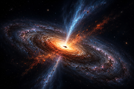 Černé díry zřejmě okrádají galaxie o budoucí hvězdy