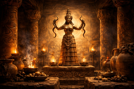 Záhadná hadí bohyně: Koho uctívali na Krétě?