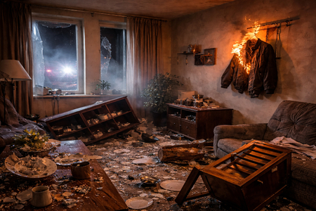 Poltergeist na Vysočině: Po nočním útoku z domu zůstanou jen holé zdi!