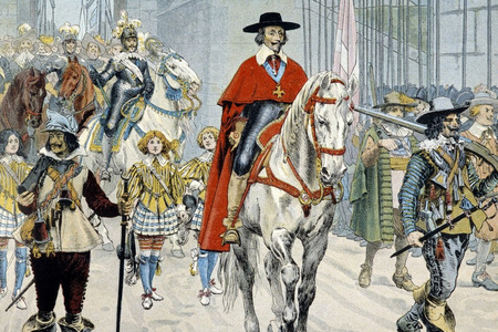 Kardinál Richelieu dobýval královu pracovnu