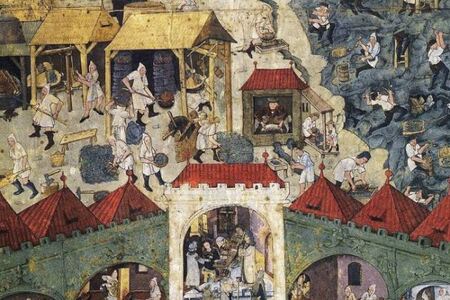 Jezdili středověcí havíři do štol na pytlích?