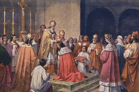Korunovace prvního českého krále: Odměnil se Vratislav II. arcibiskupovi za korunu?