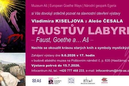 Výstava Faustův labyrint –  Faust, Goethe a … Aš