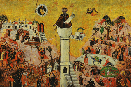 Světec žil 36 let na sloupu