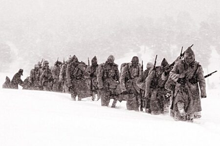 Zmrazily turecké ambice u Sarikamiše kupy sněhu?