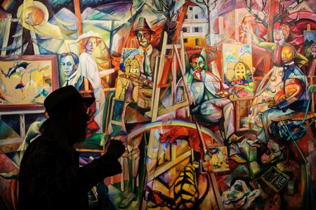 Kontroverzní padělatel a malíř Wolfgang Beltracchi vystavuje poprvé v Praze