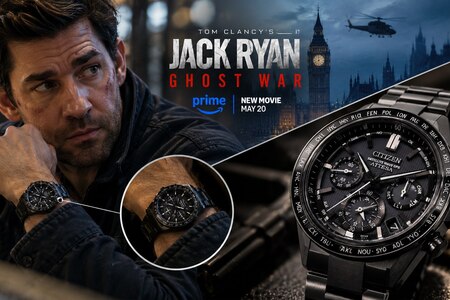 John Krasinski se vrátil jako Jack Ryan. Na zápěstí nosí futuristické hodinky Citizen