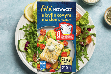 Lehká a chutná večeře?   Filé s bylinkovým máslem a zeleninové přílohy Nowaco to zvládnou za vás!