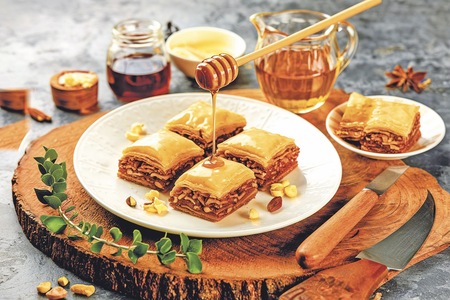 Baklava – sladký dezert z ořechů a medu