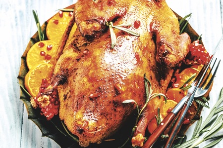 Kachna na pomerančích