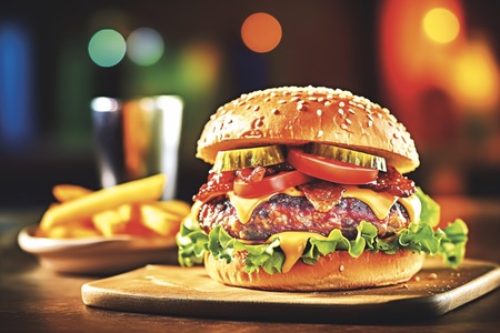 Hovězí burger s domácí úpravou