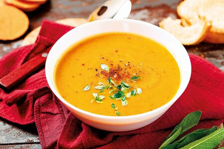 Batátovo-mrkvová polévka