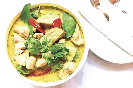 Kuřecí kari s kokosovým mlékem