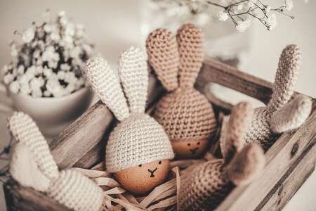 Velikonoční čepičky s oušky