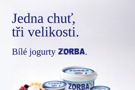 Jogurtová rodina ZORBA se rozrostla. Přibyli dva krémoví sourozenci