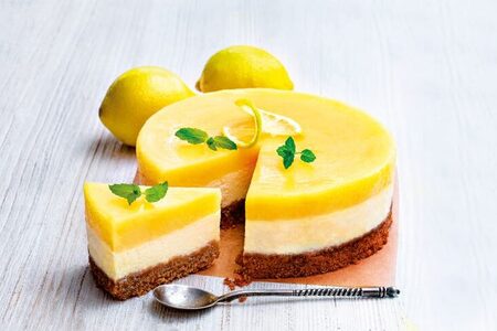 Domácí citronový cheesecake