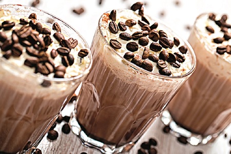 Osvěžující koktejl moka