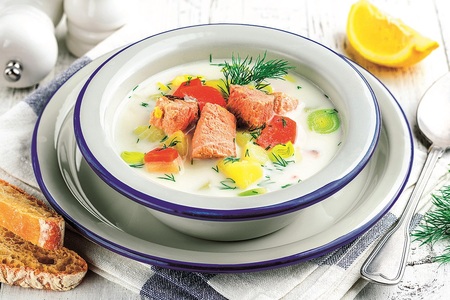 Rybí polévka lohikeitto