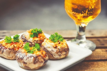 Voňavé zapečené kloboučky