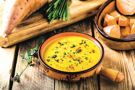 Batátová krémová polévka