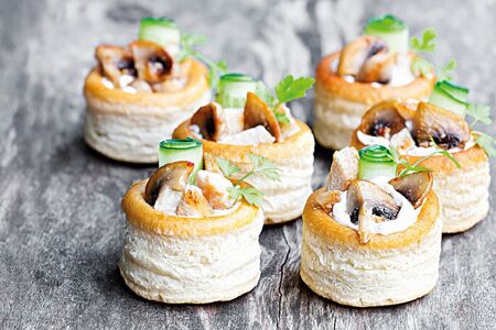 Mini houbové košíčky