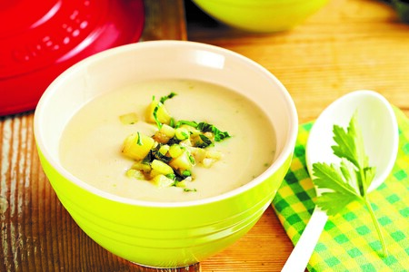 Kedlubnový krém s bramborami