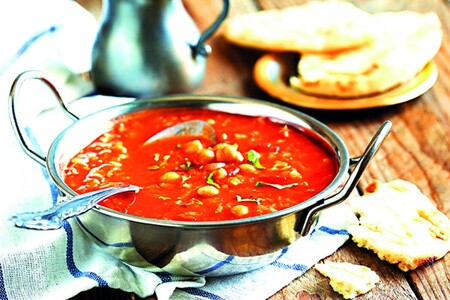 Hřejivá polévka s cizrnou